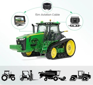 Traktor 7 " Kamerasystem, 128GB dvr inspelning