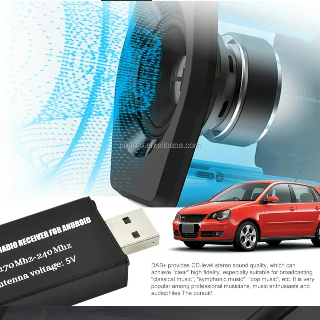 DAB/DAB+ , usb Digital radio mottagare till android bilstereo