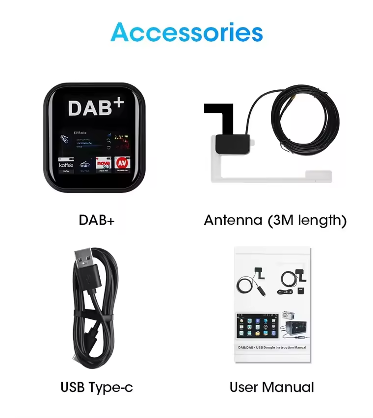 Universell DAB+ -modul för Android-bilradio