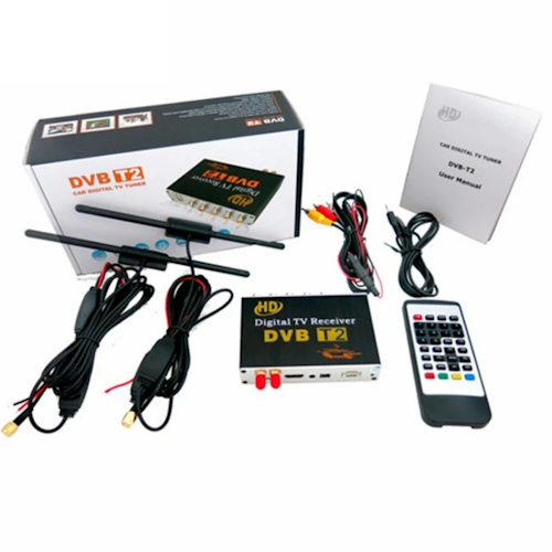 Bil digital Tv mottagate, DVB-T2, 90km/t,dual antenn