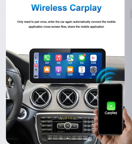 10.25" android 13 bil stereo Mercedes benz 250 4MATIC  NTG4.5 ( 2014-- 2015) gps wifi carplay android auto wifi blåtand rds Dsp RAM: 4GB, ROM: 64GB, 4G LTE  internet
