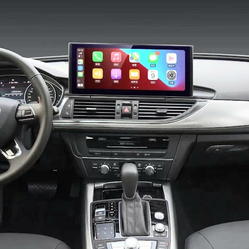 10.25" android 13, bilstereo Audi A6 (2012--2018) gps wifi carplay android auto blåtand rds Dsp RAM:4GB,ROM:64GB,4G LTE