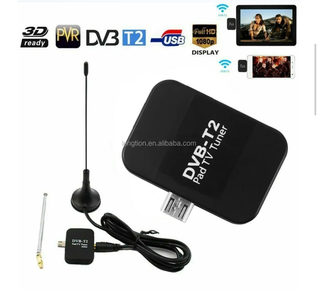 Mini digital tv ( DVB-T2)mottagare till smartphone och surfplatta
