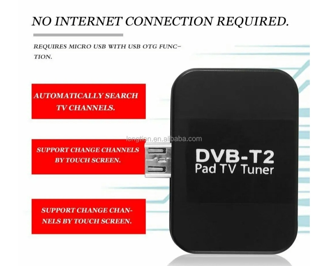 Mini digital tv ( DVB-T2)mottagare till smartphone och surfplatta