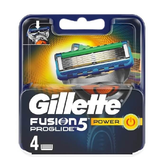 Gillette Fusion5 ProGlide Power razor blade 4 pcs - tacksm - Beauty Inside  Out, Health Supplements Brands, Best Buy Online Shop