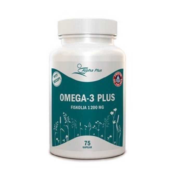 Alpha Plus omega 3 fatty acids capsules 75 nos.