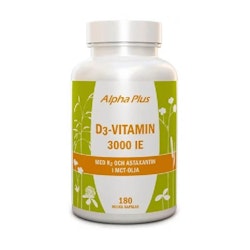 Alpha Plus Vitamin D3 3000 IE + K2 180 capsules