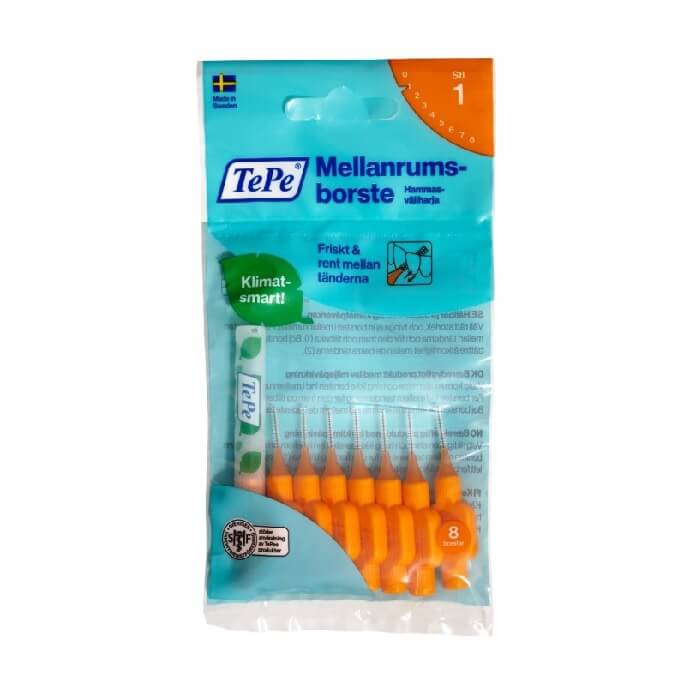 TePe Interdental Gum Brushes Original 0.45 mm 8 pcs