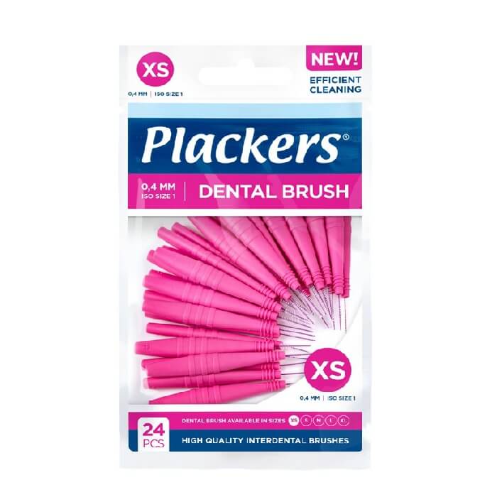 Plackers Interdental Brush XS 0.4 mm 24 pcs