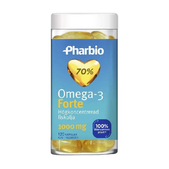 Pharbio Omega-3 Fatty Acids Capsules Forte 120 nos.