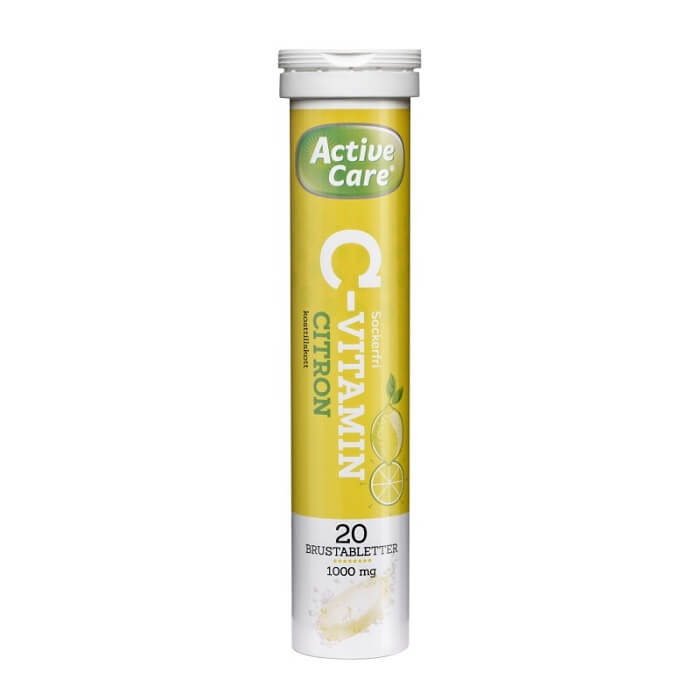 Active Care Vitamin C Lemon 20 Effervescent Tablets