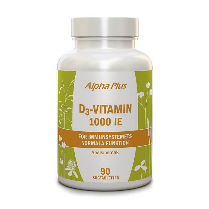 Alpha Plus Vitamin D3 1000 IU 90 lozenges