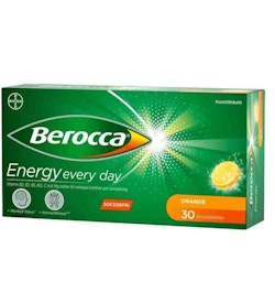 Berocca Energy Orange Effervescent Tablets 30 pcs