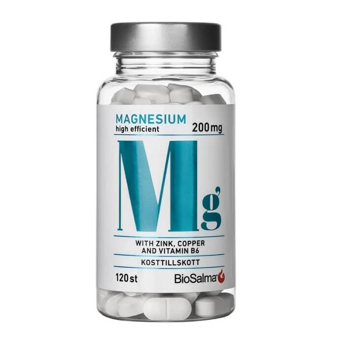 BioSalma Magnesium with Zinc, Copper and B6 120 Tablets