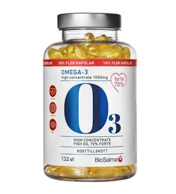 BioSalma Omega 3 Fatty Acids Capsules Forte 70% 132 Soft Gel