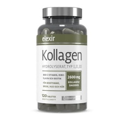 Elexir Collagen Hydrolyzed 2600 mg 120 Tablets