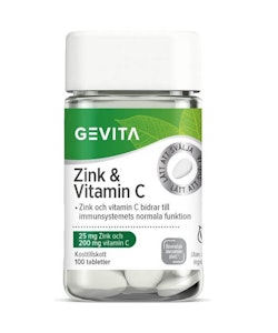 Gevita Zink & Vitamin C 100 Tablets