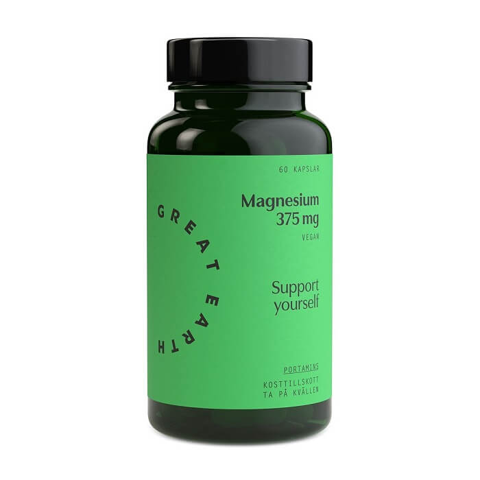 Great Earth Magnesium 375 mg 60 Capsules