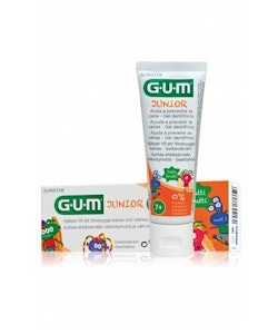 GUM Junior Fluoride Toothpaste Kids 7-12 Years Tutti-Frutti, 50 ml