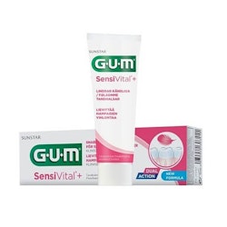 GUM SensiVital + Toothpaste For Sensitive Teeth And Gums 75 ml