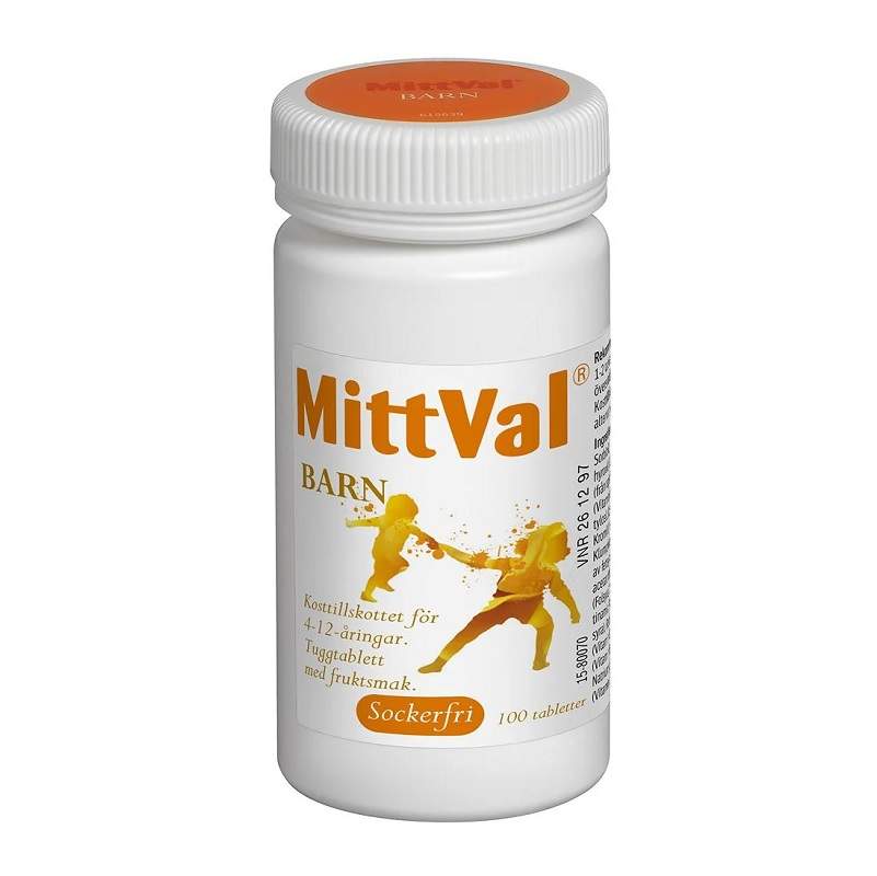 MittVal Children 100 Chewable Tablets