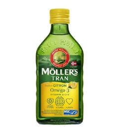Möllers Tran Omega 3 Fatty Acids In Fish Liquid Citron 250 ml