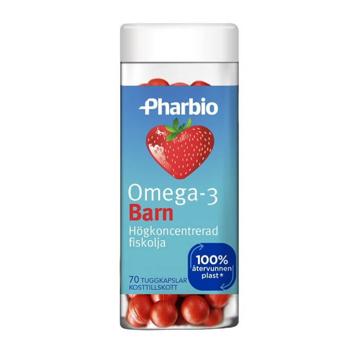 Pharbio Omega-3 Fatty Acids Capsules for Children 70 nos.