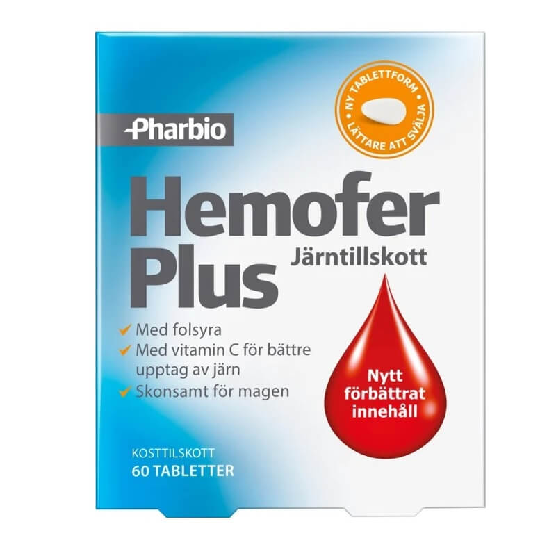 Pharbio Hemofer Plus 60 tablets