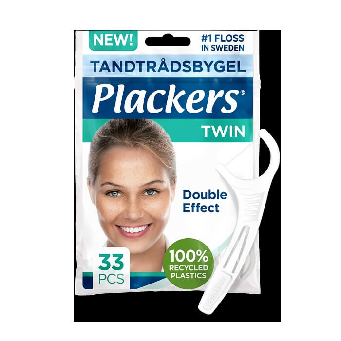 Plackers Dental Floss Twin 33 pcs