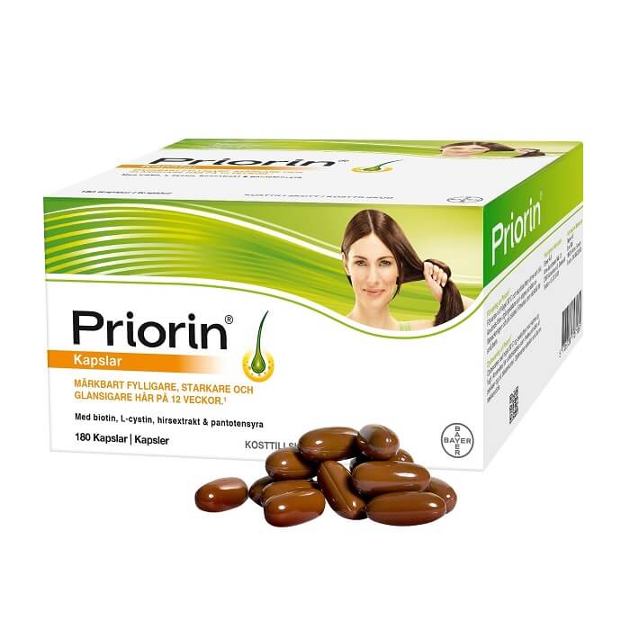 Priorin Hair Nail And Skin Supplement 180 Capsules