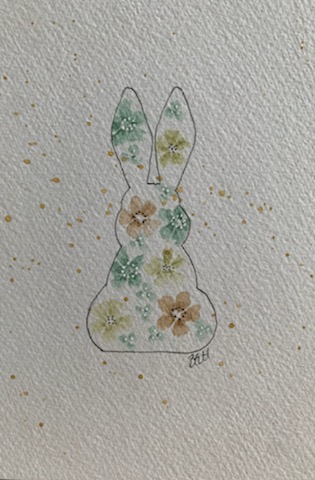 Blomst kanin