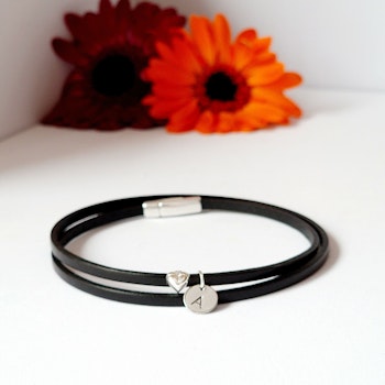 Armband hjärta en tag
