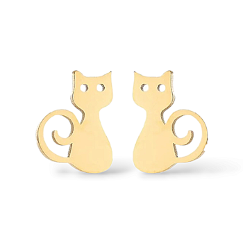 Örhängen Katt