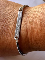 Bangle with personal engraving