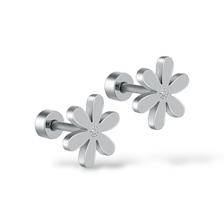 Earrings Flower Zircona
