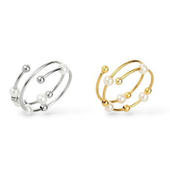 Antistressring med pärlor