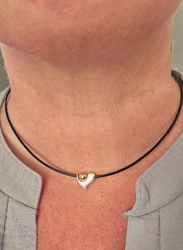 Halsband Hjärta i rosé