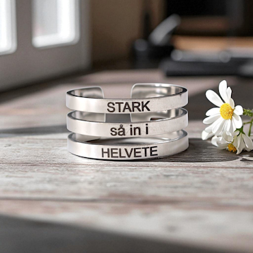 Graverad ring STARK så in i HELVETE