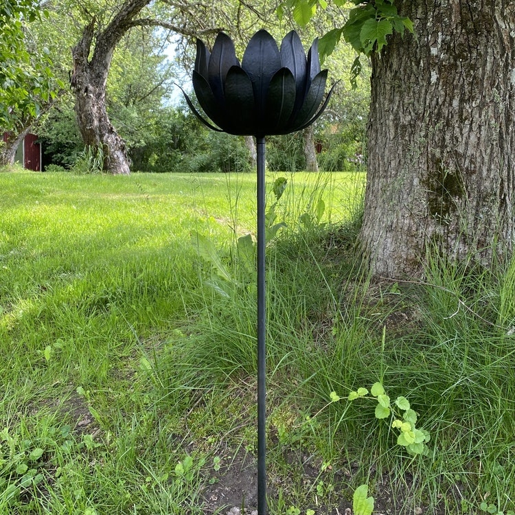 Marschall/blomhållare Blom Svart