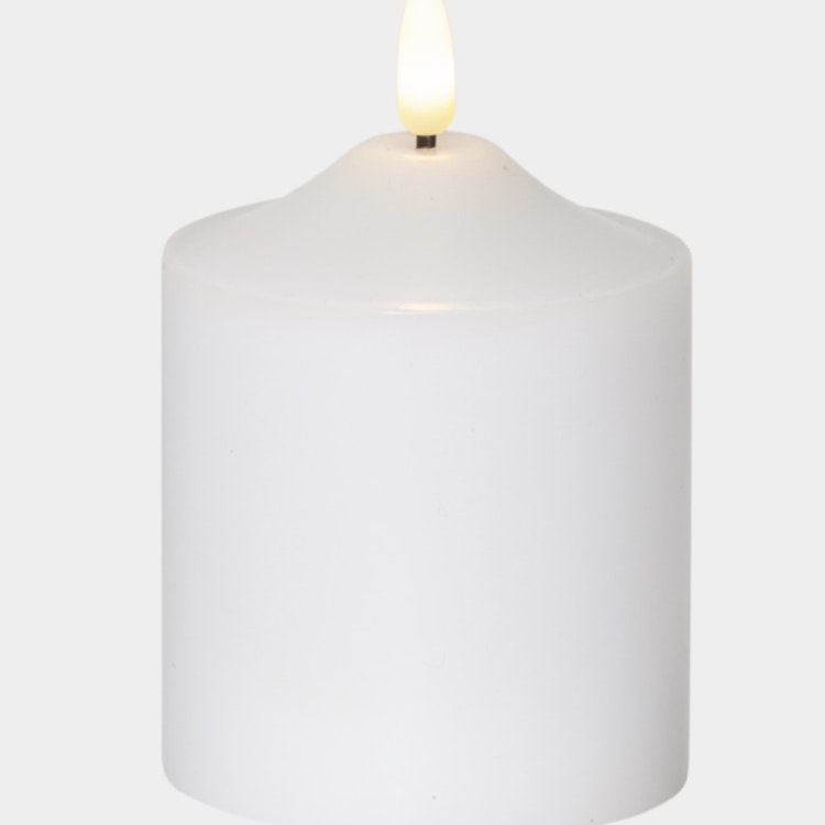 Led Blockljus Flamme mellan