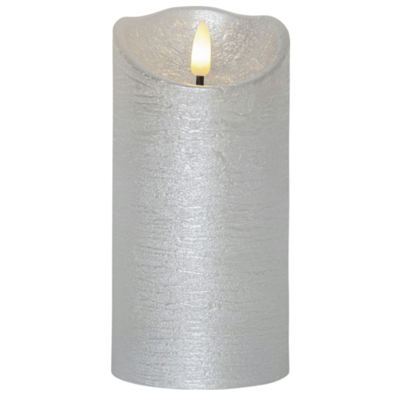 Led Blockljus Flamme Rustic