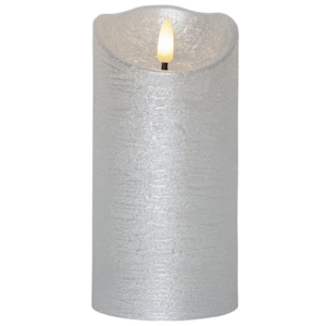 Led Blockljus Flamme Rustic