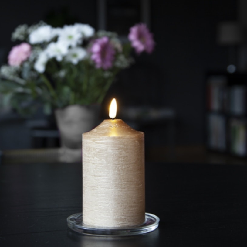 Led Blockljus Flamme