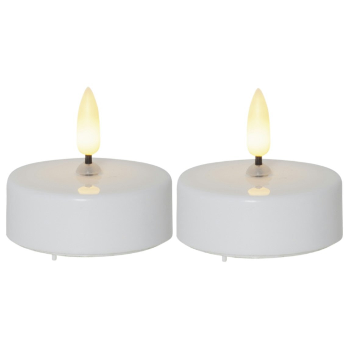 LED VÄRMELJUS 2-PACK FLAMME STORA
