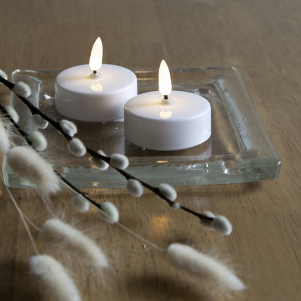 LED VÄRMELJUS 2-PACK FLAMME STORA
