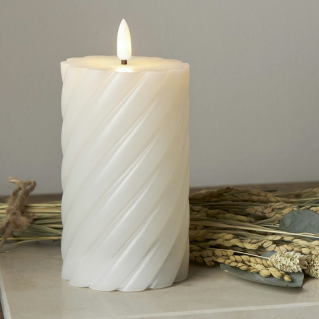 LED BLOCKLJUS FLAMME SWIRL