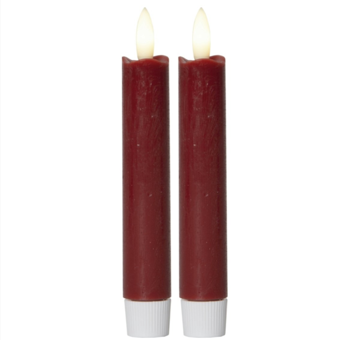 LED ANTIKLJUS 2-PACK FLAMME Röd