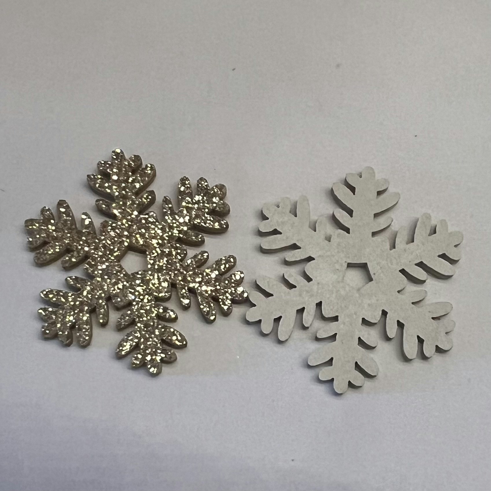 Snöstjärna vit/guld 10pk