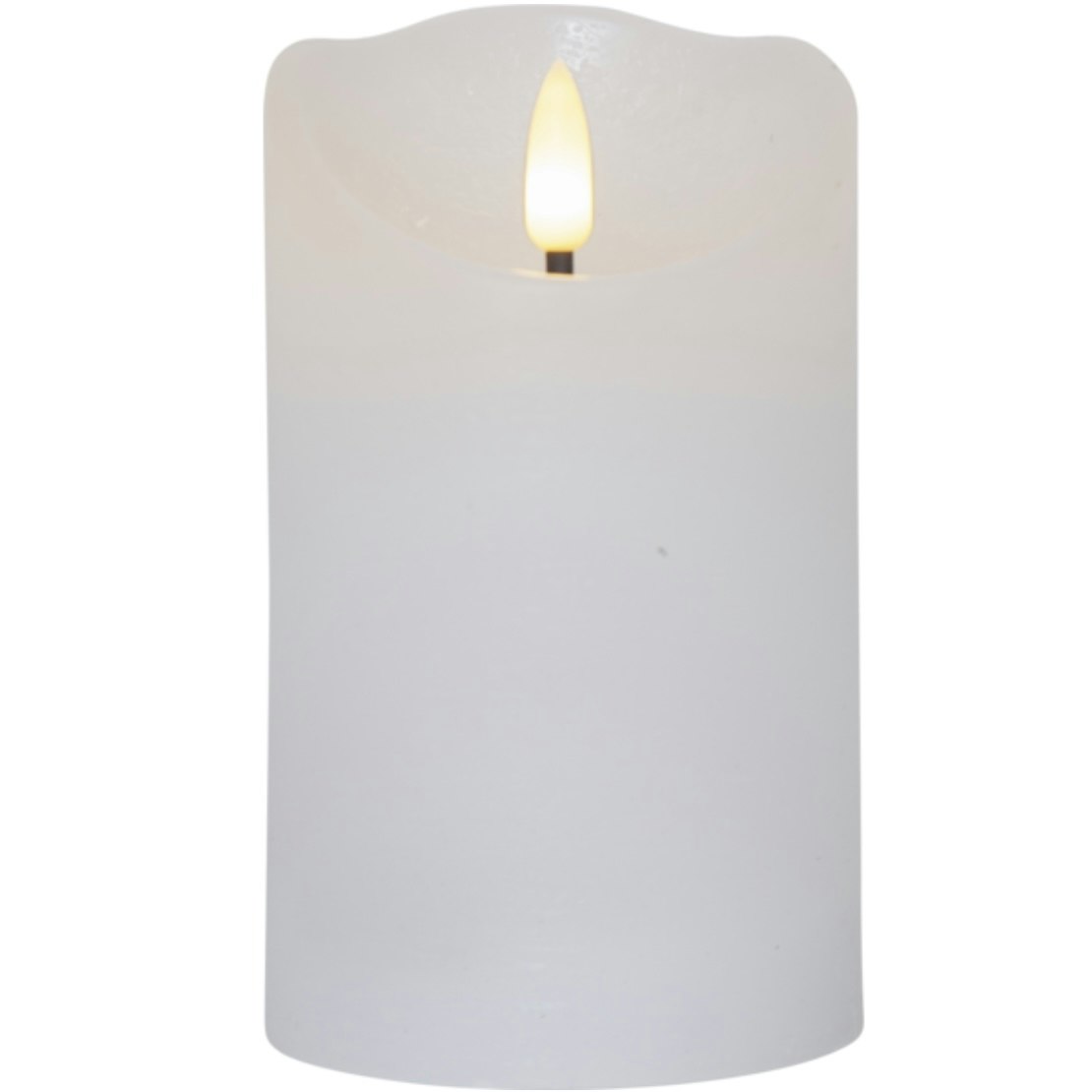 LED BLOCKLJUS FLAMME RUSTIC