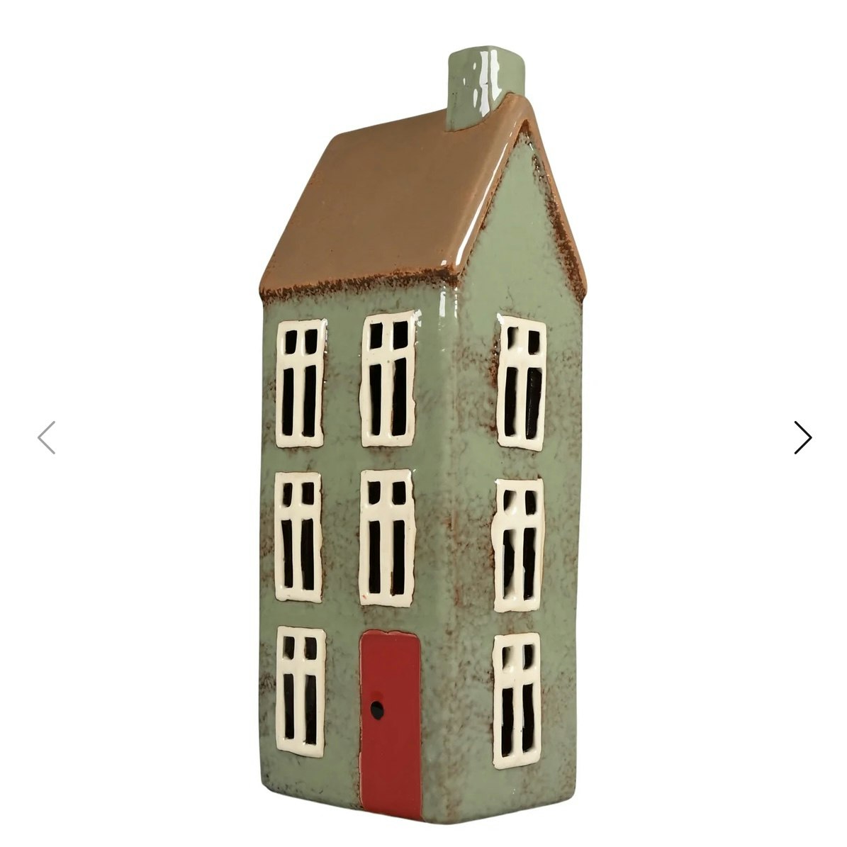 Keramikhus Ljusgrönt H 27cm